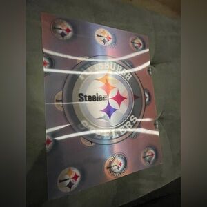 Pittsburgh Steelers 3D Logo Poster